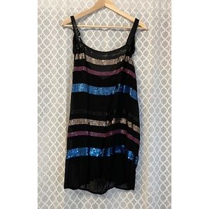 Free People - Black Sequin Dress NWT